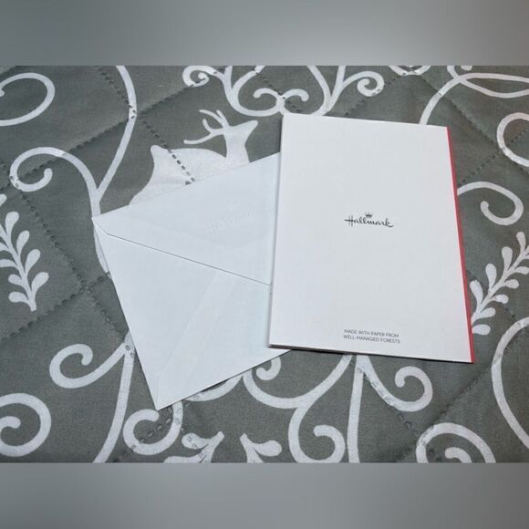 🎄❤️🎄 NEW Merry & Bright Red & Gold 15 Cards & Envelopes Blank Inside NWOT - Picture 7 of 9